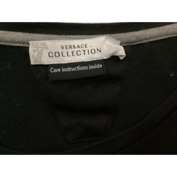 Versace Collection Long Sleeve Crew neck 100% cotton XXL - Picture 8 of 9